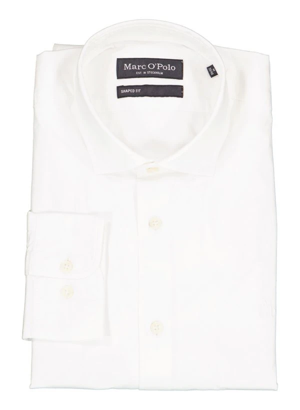 Marc O'Polo, Hemd, Shaped Fit, Bio Baumwoll-Stretch, weiß Marc O'Polo, Hemd, Shaped Fit, Bio Baumwoll-Stretch, Weiß -Herrenausstatter Verkaufe 448055 norm