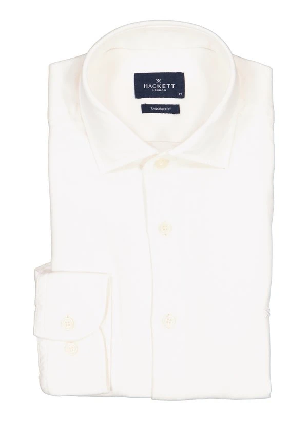 HACKETT, Hemd, Tailored Fit, Tencel, ecru HACKETT, Hemd, Tailored Fit, Tencel, Ecru -Herrenausstatter Verkaufe 448085 norm