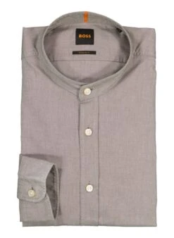 BOSS Orange, Hemd Race, Regular Fit, Baumwolle, Grün