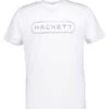 HACKETT, T-Shirt, Baumwolle, Weiß