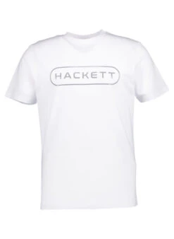 HACKETT, T-Shirt, Baumwolle, Weiß