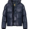 BELSTAFF, Daunenjacke Resolve, Mikrofaser Wasserabweisend, Dunkelblau