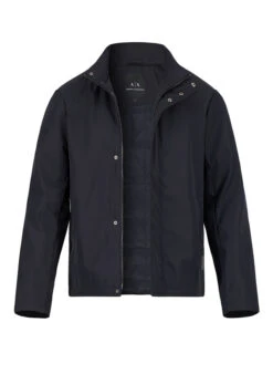 ARMANI EXCHANGE, Jacke, Mikrofaser Wasserabweisend, Schwarz