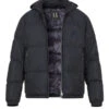 ARMANI EXCHANGE, Daunenjacke, Mikrofaser, Schwarz