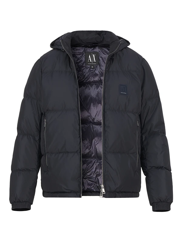 ARMANI EXCHANGE, Daunenjacke, Mikrofaser, schwarz ARMANI EXCHANGE, Daunenjacke, Mikrofaser, Schwarz -Herrenausstatter Verkaufe 448153 norm