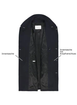 BALDESSARINI, Mantel, Wolle-Kaschmir, Navy -Herrenausstatter Verkaufe 448163 norm3