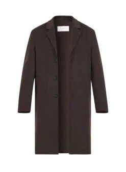 BALDESSARINI, Mantel, Wolle, Dunkelbraun
