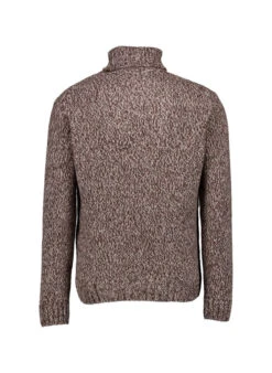 BALDESSARINI, Rollkragenpullover, Merinowolle Extrafein, Braun Meliert 2 BALDESSARINI, Rollkragenpullover, Merinowolle Extrafein, Braun Meliert -Herrenausstatter Verkaufe 448174 norm2