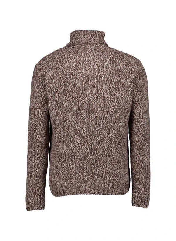 BALDESSARINI, Rollkragenpullover, Merinowolle extrafein, braun meliert BALDESSARINI, Rollkragenpullover, Merinowolle Extrafein, Braun Meliert -Herrenausstatter Verkaufe 448174 norm2