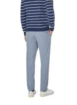 BOSS Green, Hose Commuter, Slim Fit, Jersey Wasserabweisend, Blaugrau -Herrenausstatter Verkaufe 448229 norm2