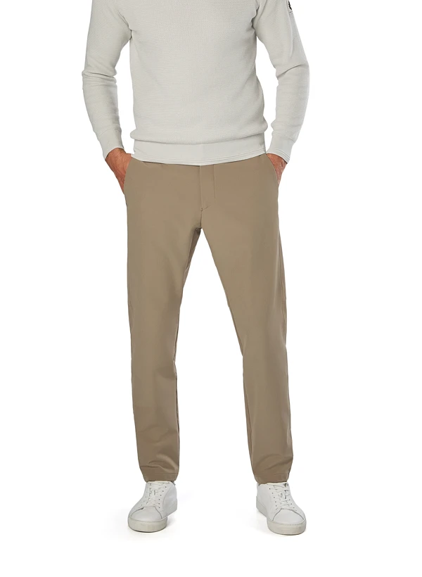 BOSS Green, Hose Commuter, Slim Fit, Jersey wasserabweisend, braungrün BOSS Green, Hose Commuter, Slim Fit, Jersey Wasserabweisend, Braungrün -Herrenausstatter Verkaufe 448231 norm