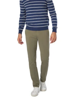 BOSS Orange, Chino, Slim Fit, Baumwolle, Dunkelgrün