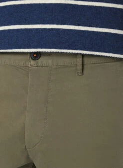 BOSS Orange, Chino, Slim Fit, Baumwolle, Dunkelgrün -Herrenausstatter Verkaufe 448232 norm3