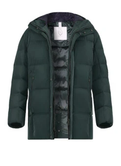 BOGNER, Daunenjacke Jones-D2, Mikrofaser Wasserabweisend, Dunkelgrün