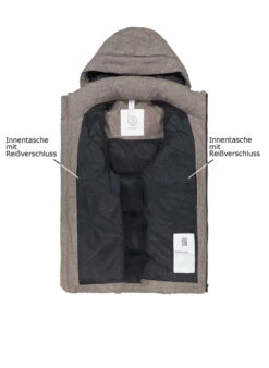 BOGNER, Daunenjacke Jamy, Woll-Stretch, Graubraun Meliert -Herrenausstatter Verkaufe 448266 norm3