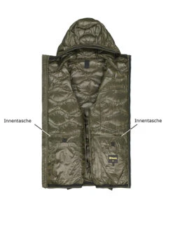 Blauer. USA, Daunenjacke, Mikrofaser Wasserabweisend, Khaki -Herrenausstatter Verkaufe 448324 norm3