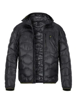 Blauer. USA, Daunenjacke, Mikrofaser Wasserabweisend, Schwarz