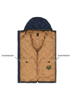 Blauer. USA, Daunenjacke, Mikrofaser Wasserabweisend, Navy 2 Blauer. USA, Daunenjacke, Mikrofaser Wasserabweisend, Navy -Herrenausstatter Verkaufe 448334 norm3