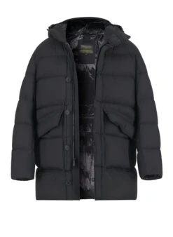 Blauer. USA, Daunenparka, Mikrofaser Wasserabweisend, Schwarz