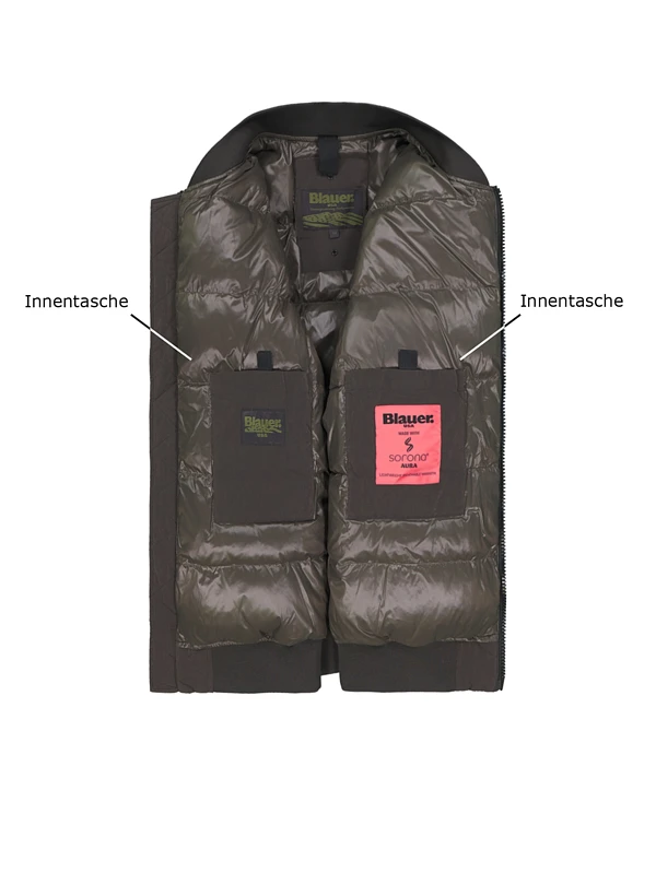 Blauer. USA, Blouson, Mikrofaser wattiert, graphit Blauer. USA, Blouson, Mikrofaser Wattiert, Graphit -Herrenausstatter Verkaufe 448336 norm3