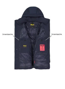 Blauer. USA, Steppjacke, Mikrofaser Wasserabweisend, Dunkelblau -Herrenausstatter Verkaufe 448338 norm3