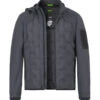 BOSS Green, Jacke T-Down, Mikrofaser, Dunkelgrau