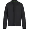 BOSS Green, Sweatjacke Urban, Baumwolle, Schwarz