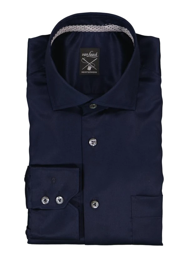 van Laack, Hemd vl-Rivara-CF, Comfort Fit, Baumwolle, nachtblau Van Laack, Hemd Vl-Rivara-CF, Comfort Fit, Baumwolle, Nachtblau -Herrenausstatter Verkaufe 448378 norm