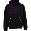 HUGO, Hoodie Daragenhood, Baumwolle, Schwarz
