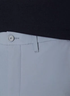 BOSS Green, Hose Commuter, Regular Fit, Mikrofaser-Stretch, Wasserabweisend, Blaugrau -Herrenausstatter Verkaufe 448414 norm3