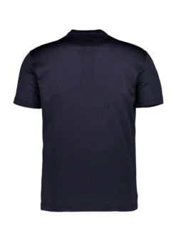 EMPORIO ARMANI, T-Shirt, Tencel-Baumwolle, Navy -Herrenausstatter Verkaufe 448418 norm2