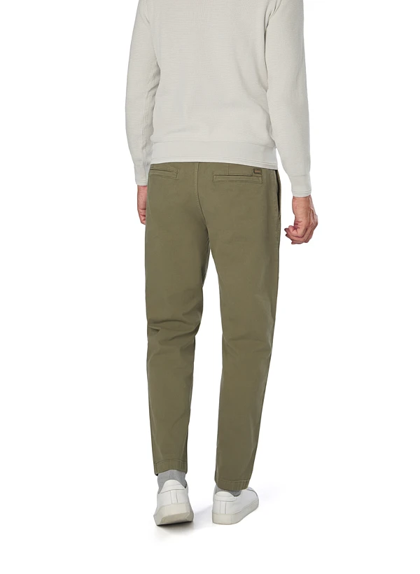 BOSS Orange, Bundfaltenhose Pleated, Relaxed Fit, Baumwolle, grün BOSS Orange, Bundfaltenhose Pleated, Relaxed Fit, Baumwolle, Grün -Herrenausstatter Verkaufe 448427 norm2