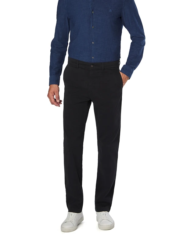 BOSS Orange, Chino, Regular Fit, Baumwolle, schwarz BOSS Orange, Chino, Regular Fit, Baumwolle, Schwarz -Herrenausstatter Verkaufe 448429 norm