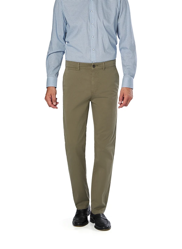 BOSS Orange, Chino, Regular Fit, Baumwolle, grün BOSS Orange, Chino, Regular Fit, Baumwolle, Grün -Herrenausstatter Verkaufe 448431 norm