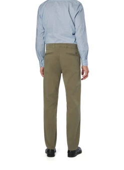 BOSS Orange, Chino, Regular Fit, Baumwolle, Grün 2 BOSS Orange, Chino, Regular Fit, Baumwolle, Grün -Herrenausstatter Verkaufe 448431 norm2