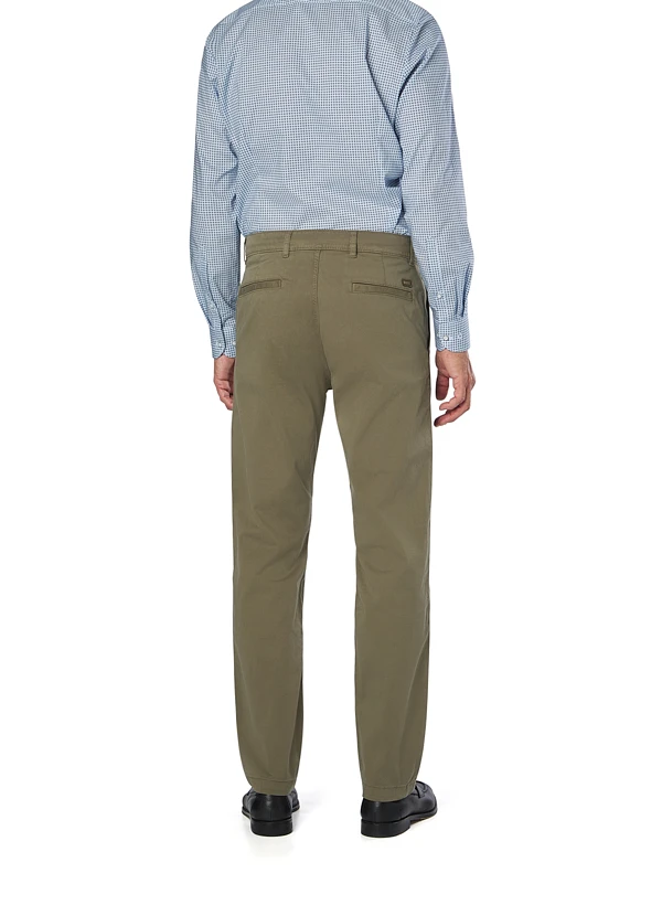 BOSS Orange, Chino, Regular Fit, Baumwolle, grün BOSS Orange, Chino, Regular Fit, Baumwolle, Grün -Herrenausstatter Verkaufe 448431 norm2