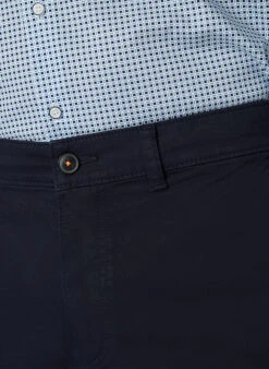 BOSS Orange, Chino, Regular Fit, Baumwolle, Dunkelblau 3 BOSS Orange, Chino, Regular Fit, Baumwolle, Dunkelblau -Herrenausstatter Verkaufe 448432 norm3