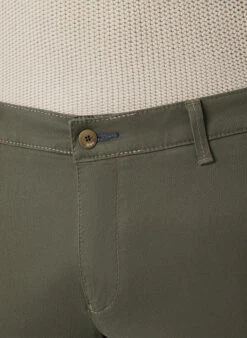 Brax, Chino Fabio, Regular Fit, Baumwolle, Oliv -Herrenausstatter Verkaufe 448548 norm3