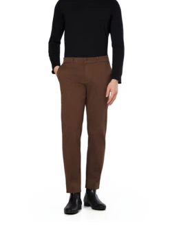 Brax, Hose, Baumwolle, Braun Meliert