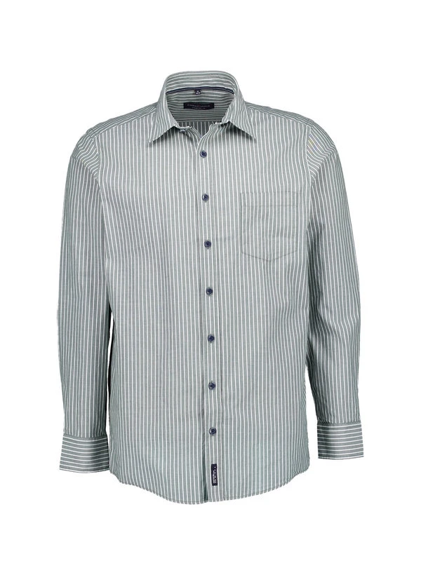 CasaModa, Hemd, Comfort Fit, Baumwolle, grün gestreift CasaModa, Hemd, Comfort Fit, Baumwolle, Grün Gestreift -Herrenausstatter Verkaufe 448616 norm