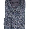 CasaModa, Hemd, Comfort Fit, Baumwolle, Blau Gemustert