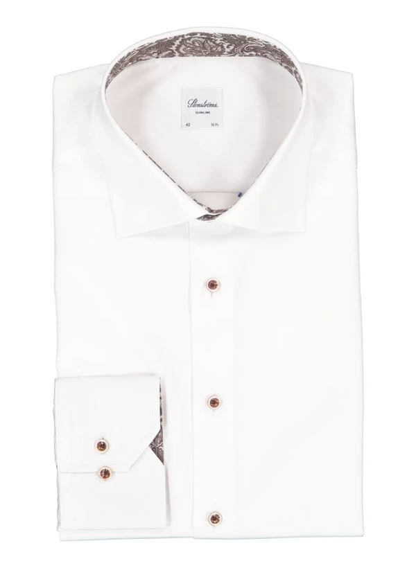 Stenströms, Hemd, Slimline, Baumwolle, weiß Stenströms, Hemd, Slimline, Baumwolle, Weiß -Herrenausstatter Verkaufe 448694 norm