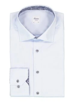 Stenströms, Hemd, Slimline, Baumwolle, Hellblau