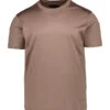EMPORIO ARMANI, T-Shirt, Lyocell-Baumwolle, Braun