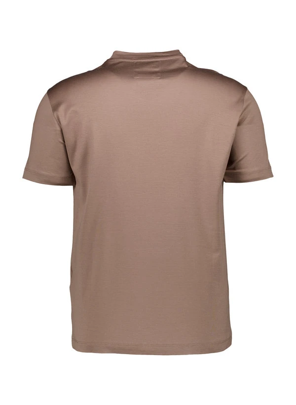 EMPORIO ARMANI, T-Shirt, Lyocell-Baumwolle, braun EMPORIO ARMANI, T-Shirt, Lyocell-Baumwolle, Braun -Herrenausstatter Verkaufe 448710 norm2