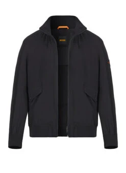 BOSS Orange, Blouson Ohice, Mikrofaser Halbgefüttert, Schwarz