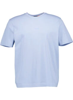 BOSS Orange, T-Shirt, Relaxed Fit, Baumwolle, Blau