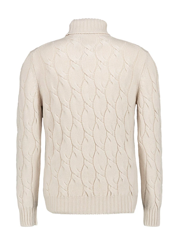 Gran Sasso, Rollkragenpullover, Schurwolle-Kaschmir, beige Gran Sasso, Rollkragenpullover, Schurwolle-Kaschmir, Beige -Herrenausstatter Verkaufe 448803 norm2