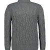 Gran Sasso, Rollkragenpullover, Schurwolle-Kaschmir, Grau