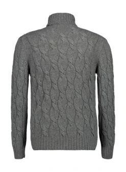 Gran Sasso, Rollkragenpullover, Schurwolle-Kaschmir, Grau 2 Gran Sasso, Rollkragenpullover, Schurwolle-Kaschmir, Grau -Herrenausstatter Verkaufe 448804 norm2